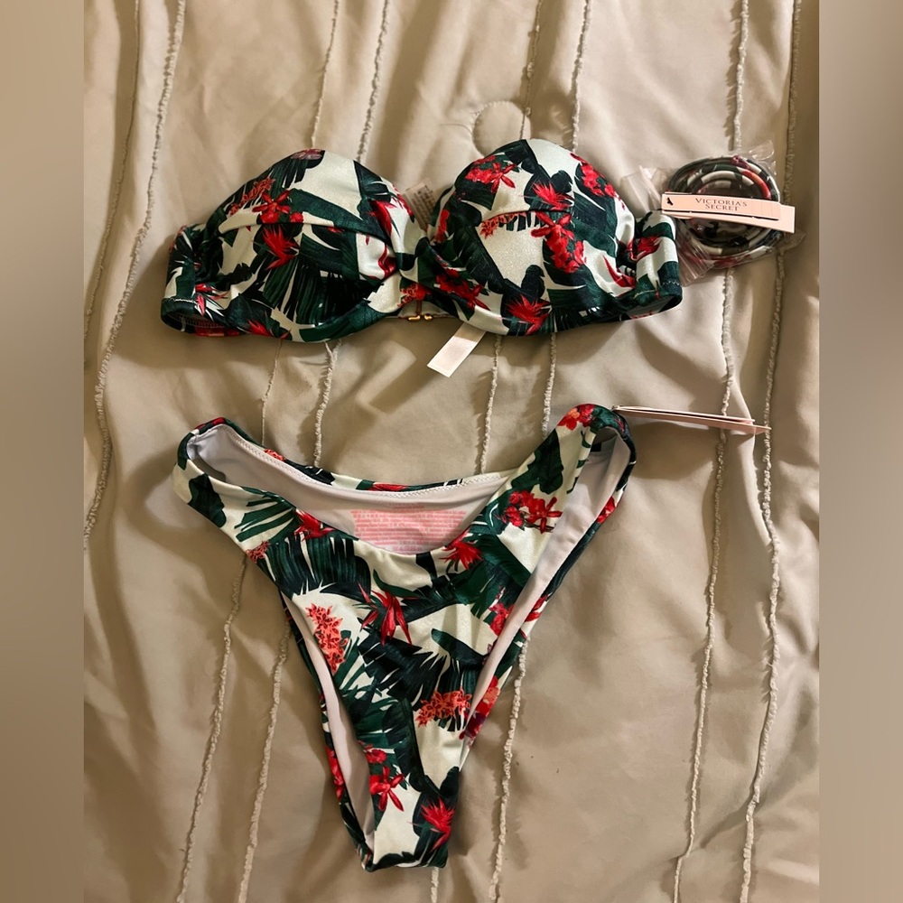 Brand New Victoria Secret Colorful Two Piece Bathing Suit. Size X Small